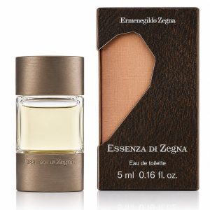 Mini perfume Ermenegildo Zegna Essenza 5 ml. - EDT caja marron